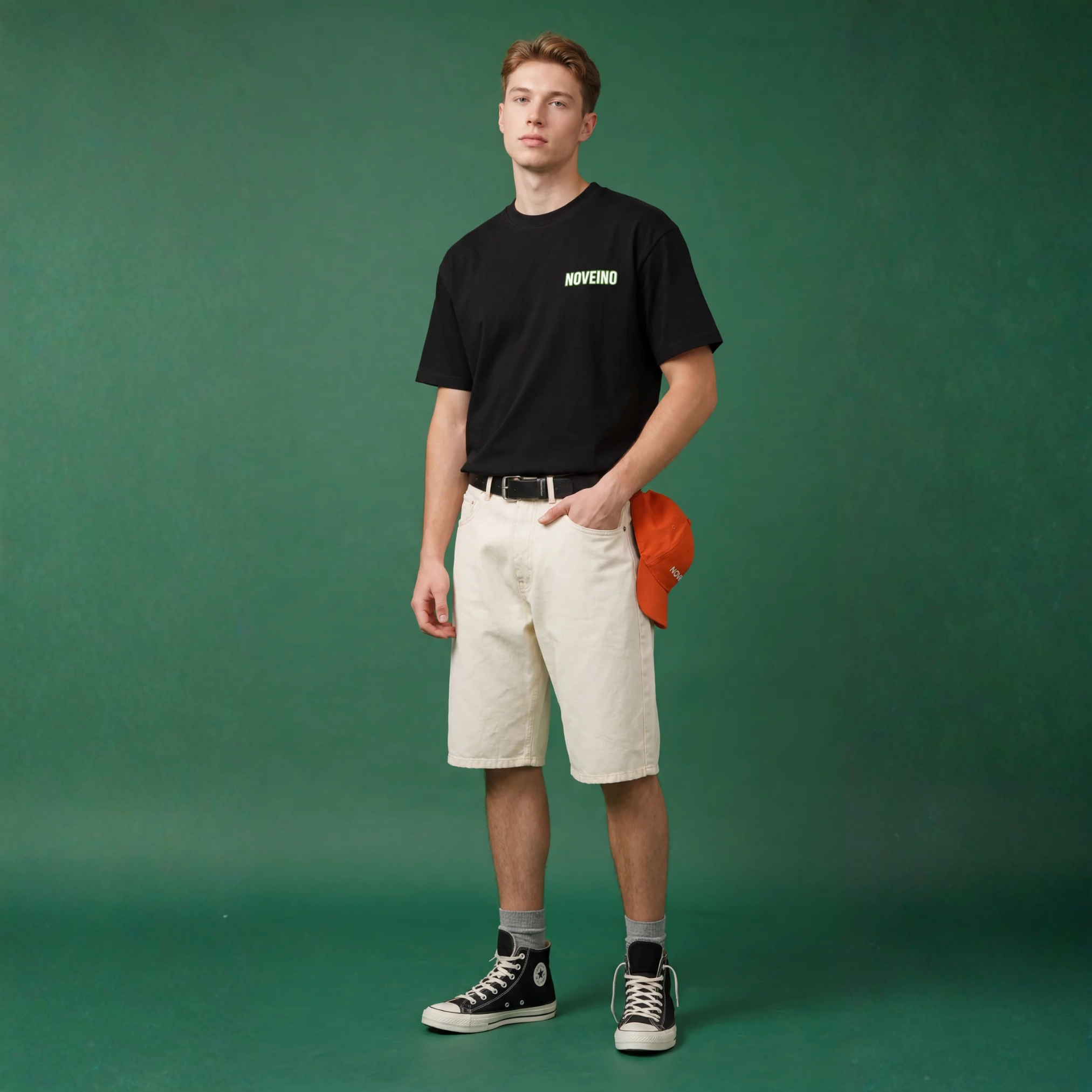 NOVEINO Croco T-shirt featuring a crocodile graphic on soft fabric in a casual, stylish design.